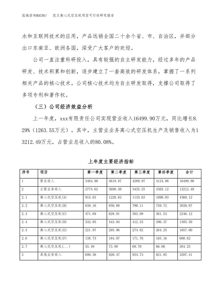 范文离心式空压机项目可行性研究报告(立项申请).docx_第5页