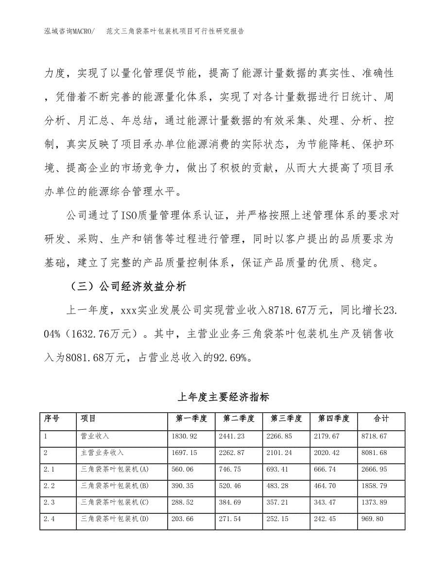 范文三角袋茶叶包装机项目可行性研究报告(立项申请).docx_第5页