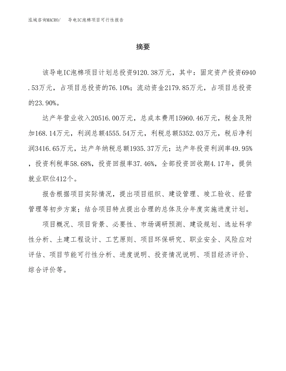 导电IC泡棉项目可行性报告范文（总投资9000万元）.docx_第2页