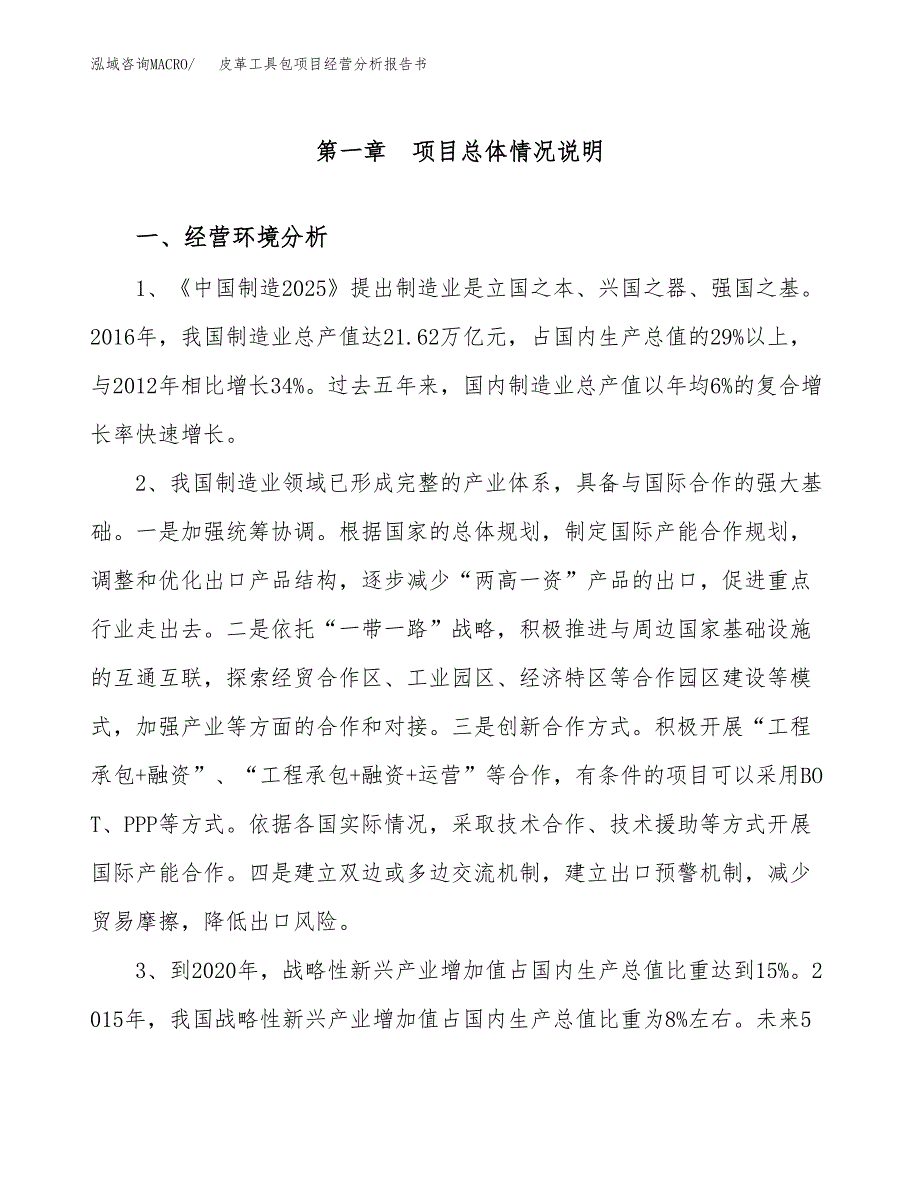 皮革工具包项目经营分析报告书（总投资12000万元）（54亩）.docx_第2页