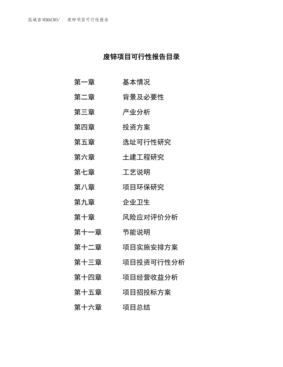 废锌项目可行性报告范文（总投资10000万元）.docx_第3页