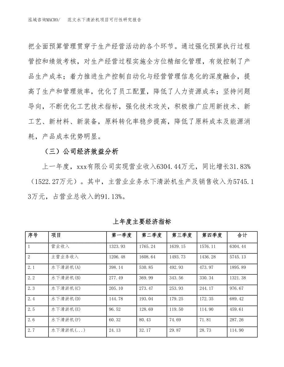 范文水下清淤机项目可行性研究报告(立项申请).docx_第5页