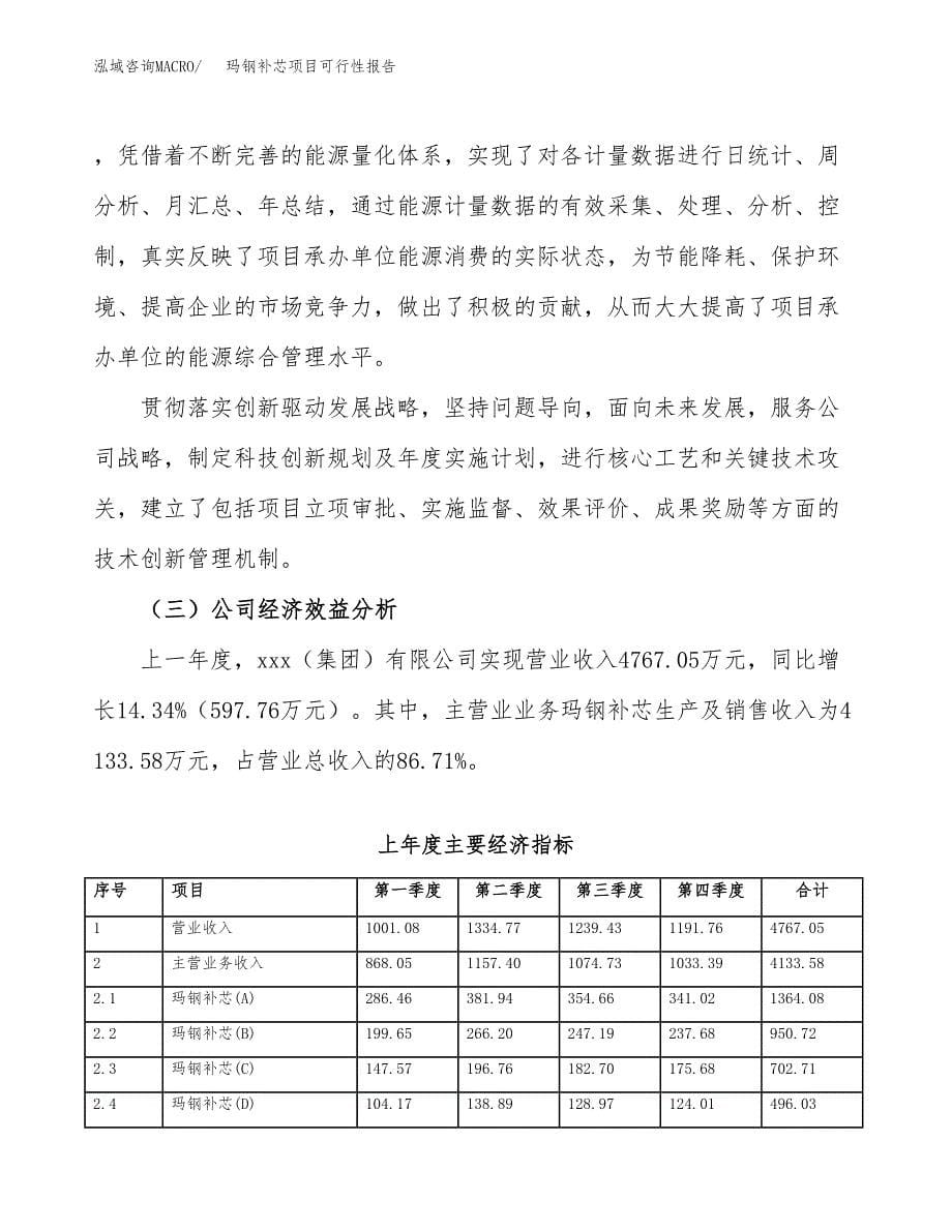 玛钢补芯项目可行性报告范文（总投资3000万元）.docx_第5页