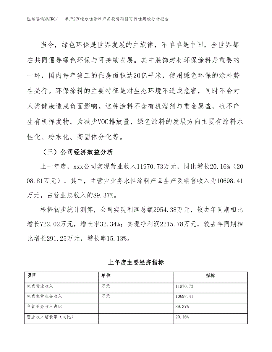 年产2万吨水性涂料产品投资项目可行性建设分析报告 (47)_第4页