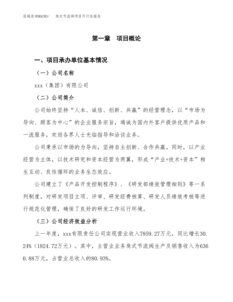 角式节流阀项目可行性报告范文（总投资6000万元）.docx_第4页