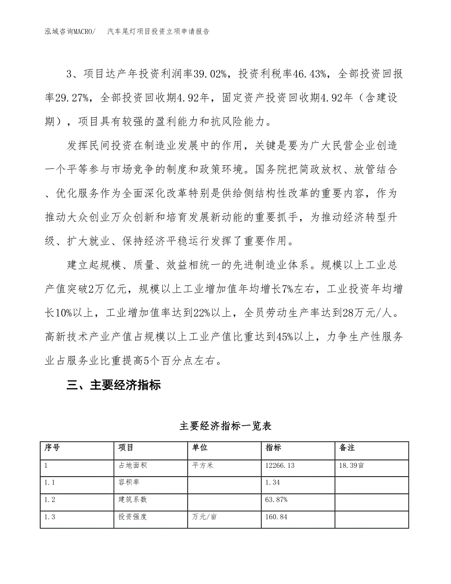 汽车尾灯项目投资立项申请报告.docx_第4页