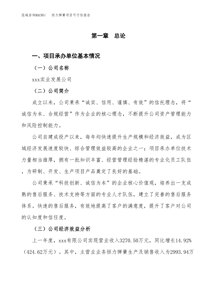 恒力弹簧项目可行性报告范文（总投资6000万元）.docx_第4页