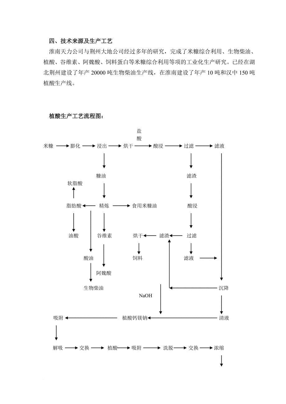 年产300吨固体植酸可行性分析报告.doc_第5页