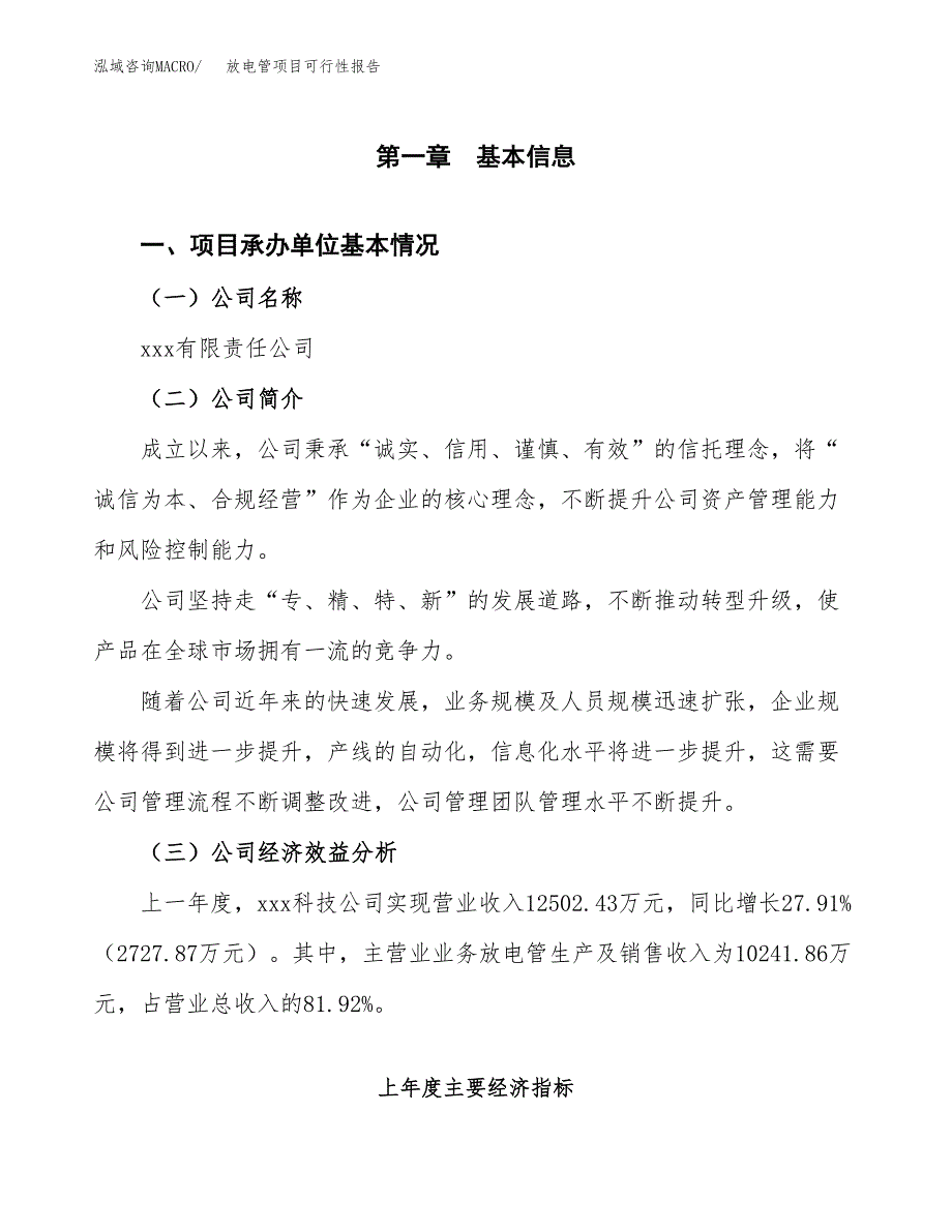 放电管项目可行性报告范文（总投资7000万元）.docx_第4页