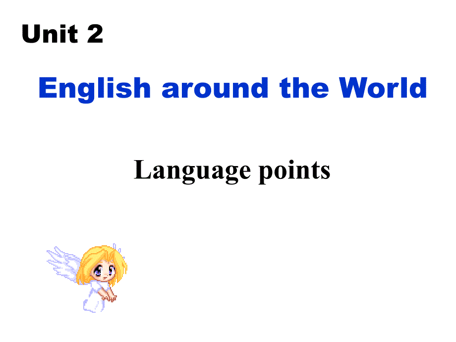 人教版高一英语必修一unit 2 language points(共38张PPT)_第1页