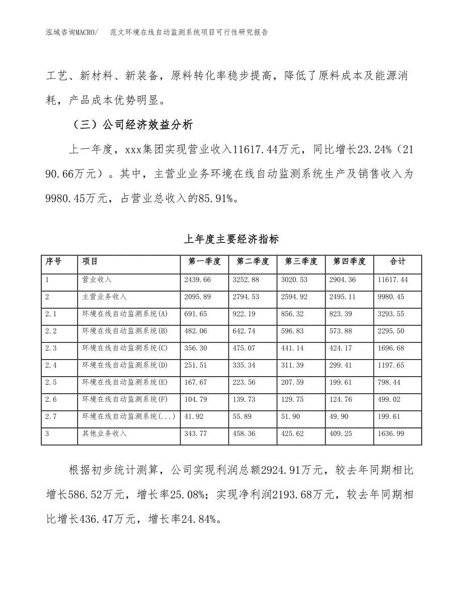 范文环境在线自动监测系统项目可行性研究报告(立项申请).docx_第5页