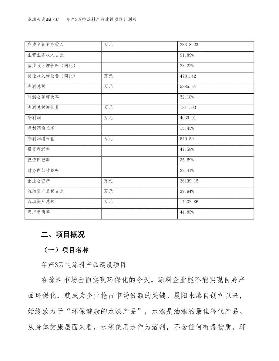 年产3万吨涂料产品建设项目计划书 (23)_第5页