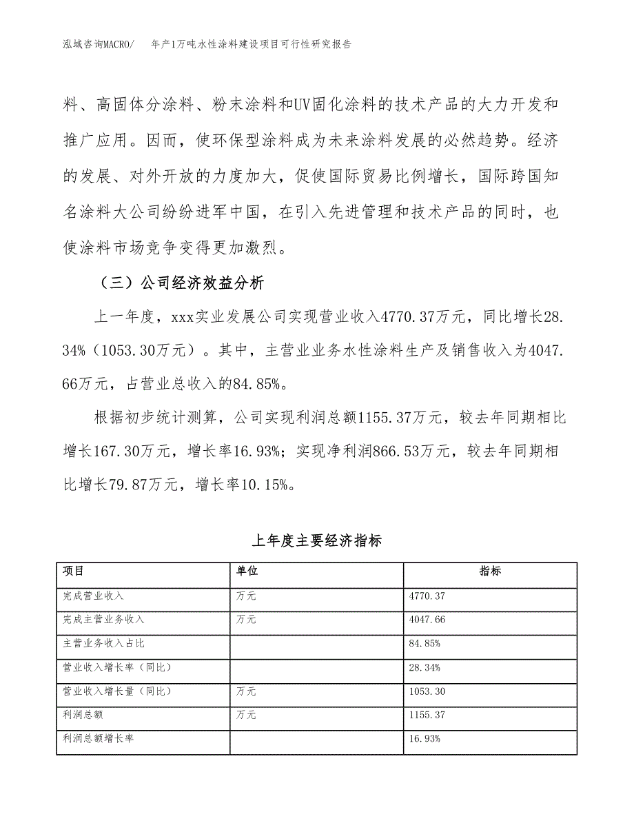 年产1万吨水性涂料建设项目可行性研究报告 (42)_第4页