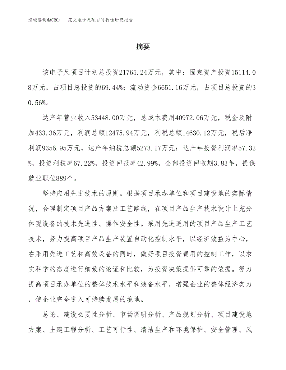 范文电子尺项目可行性研究报告(立项申请).docx_第2页