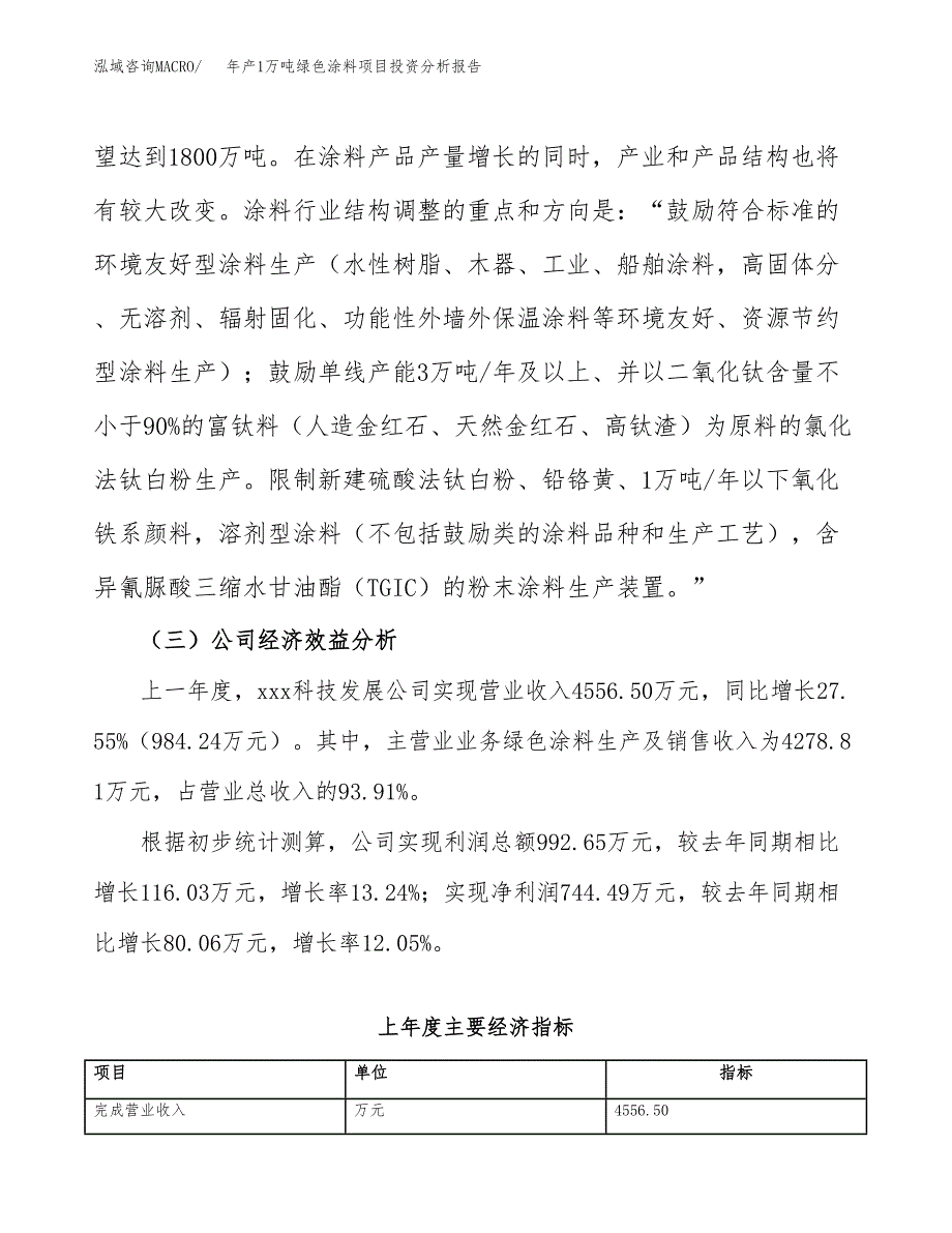 年产1万吨绿色涂料项目投资分析报告 (50)_第4页