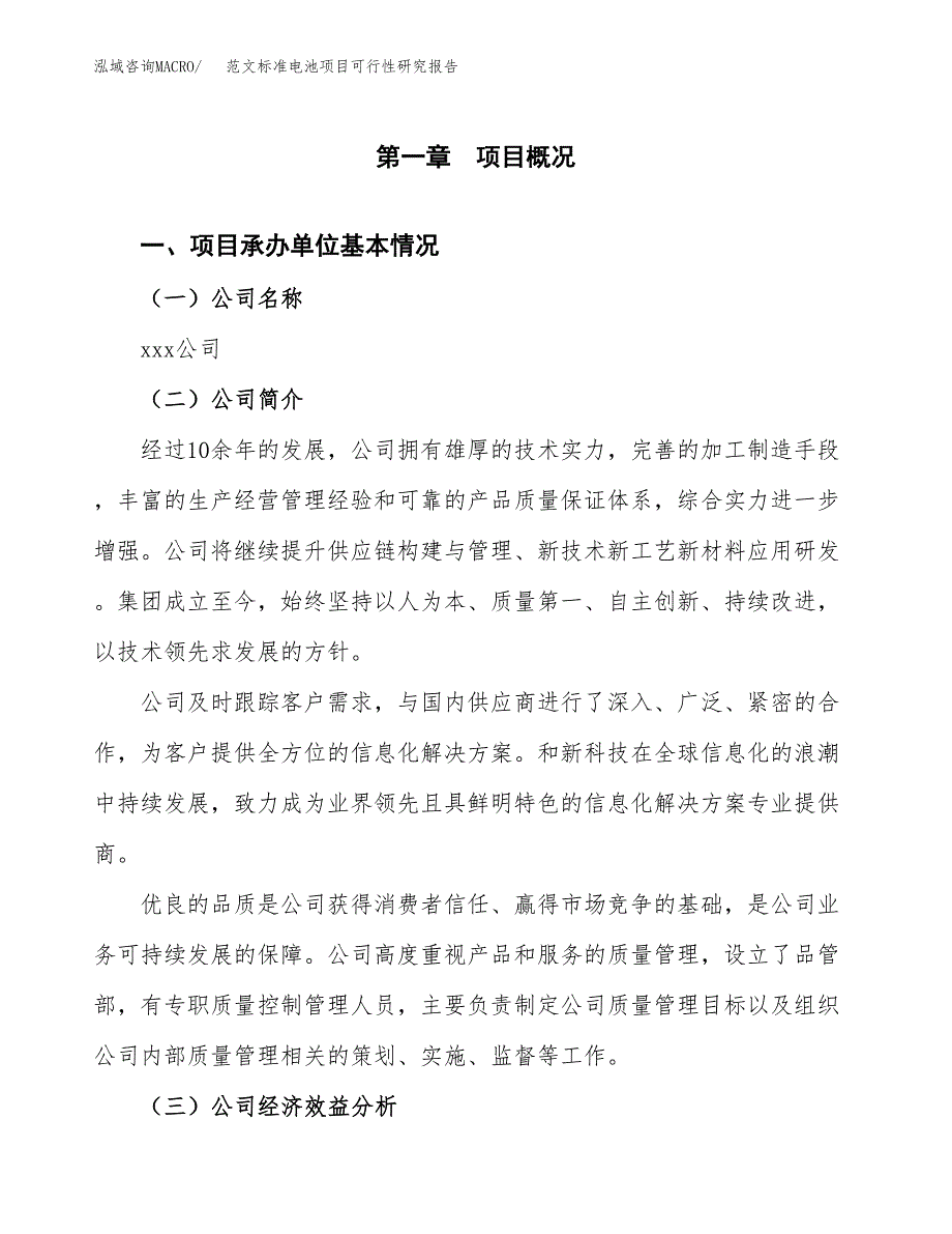 范文标准电池项目可行性研究报告(立项申请).docx_第4页