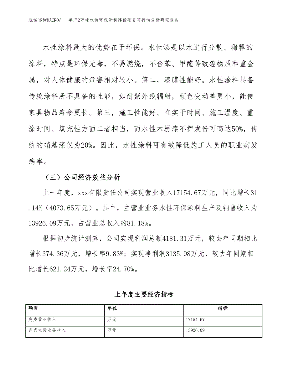 年产2万吨水性环保涂料建设项目可行性分析研究报告 (51)_第4页