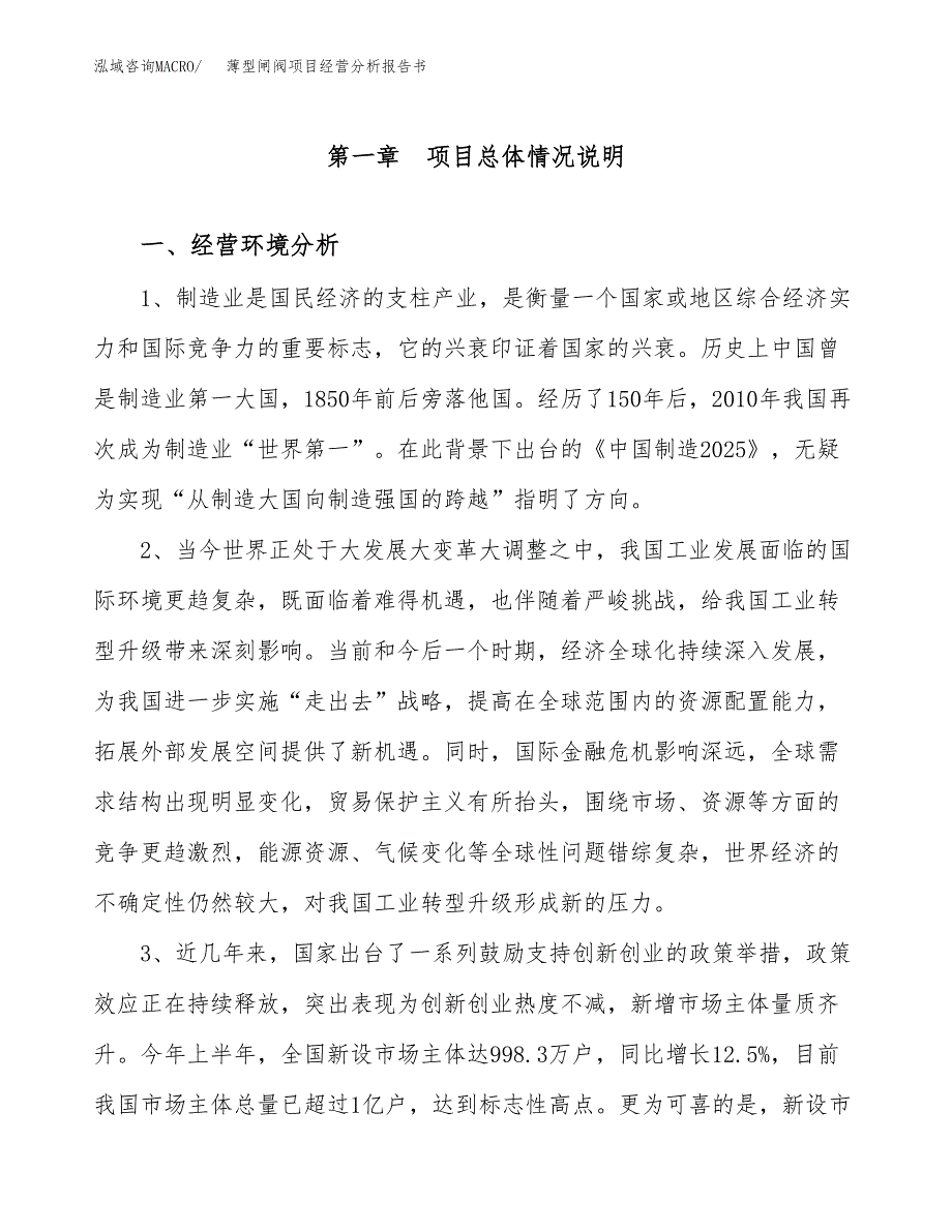 薄型闸阀项目经营分析报告书（总投资19000万元）（87亩）.docx_第2页