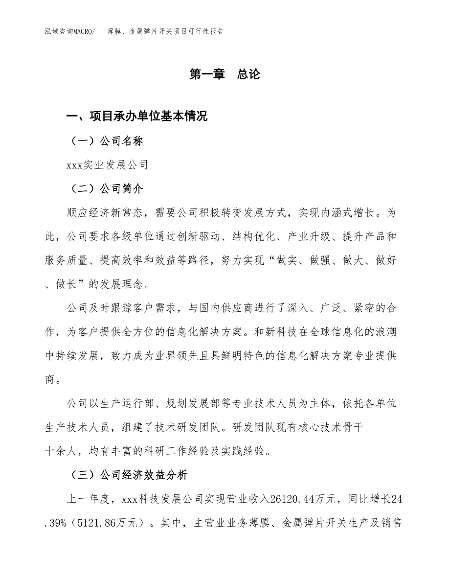 薄膜、金属弹片开关项目可行性报告范文（总投资14000万元）.docx_第4页