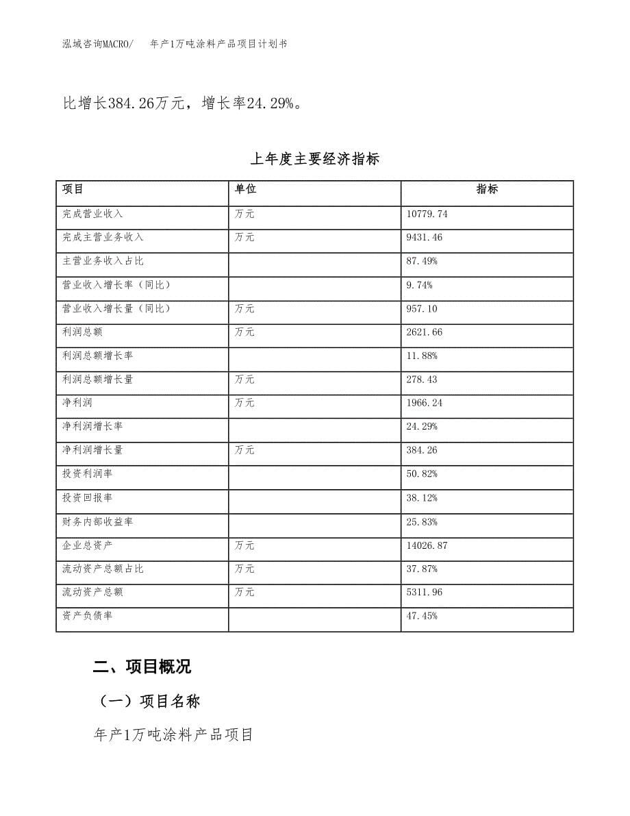 年产1万吨涂料产品项目计划书 (63)_第5页