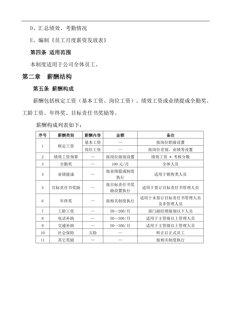 薪酬管理制度33260_第2页