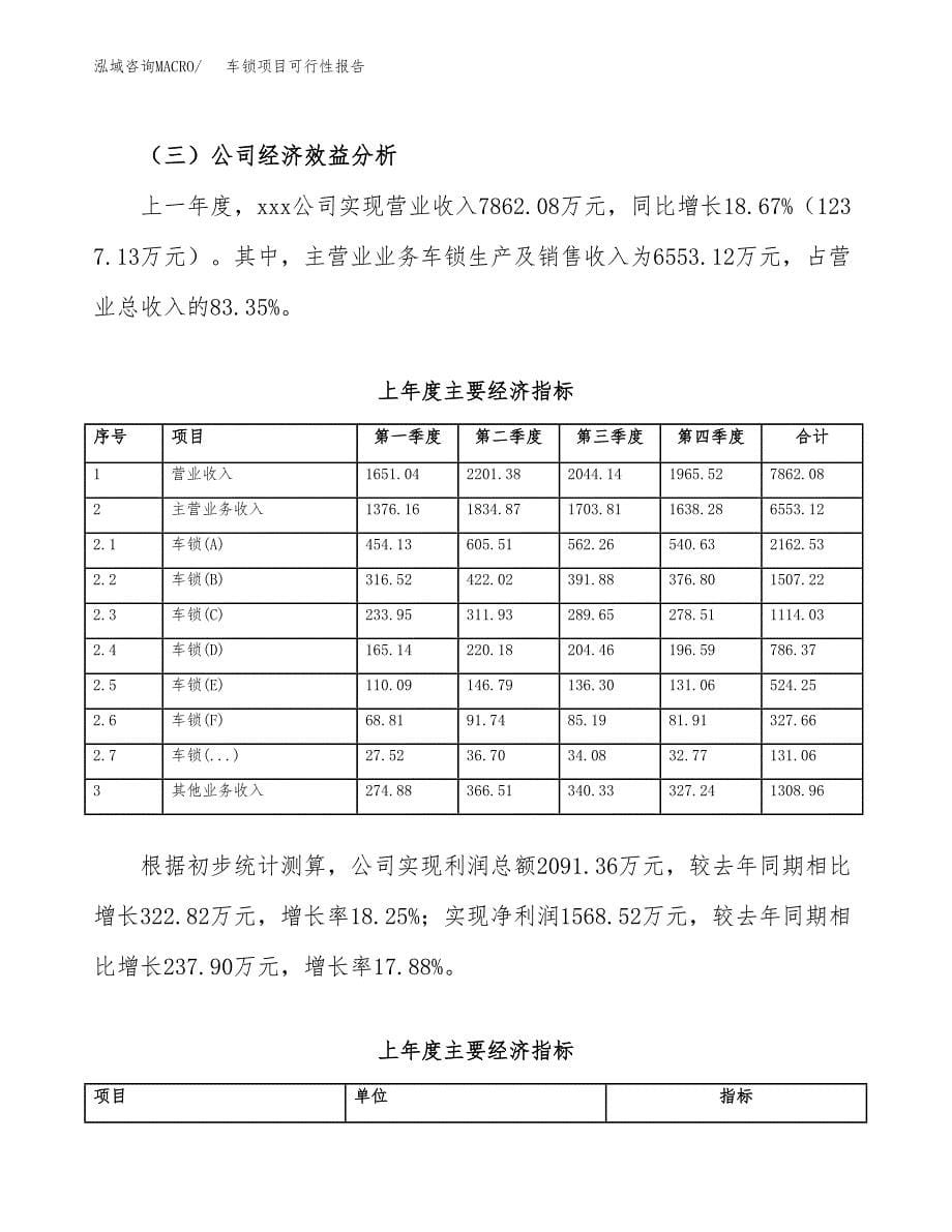 车锁项目可行性报告范文（总投资5000万元）.docx_第5页