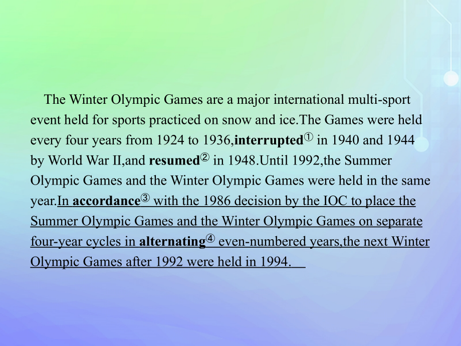 2019-2020学年高中英语 unit 2 the olympic games section ⅰ warming uppre-readingreading &amp; comprehending课件 新人教版必修2_第3页