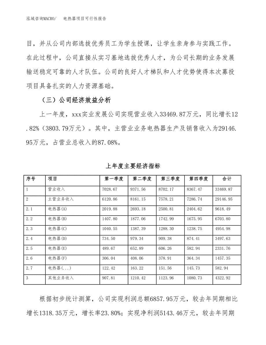 电热器项目可行性报告范文（总投资14000万元）.docx_第5页