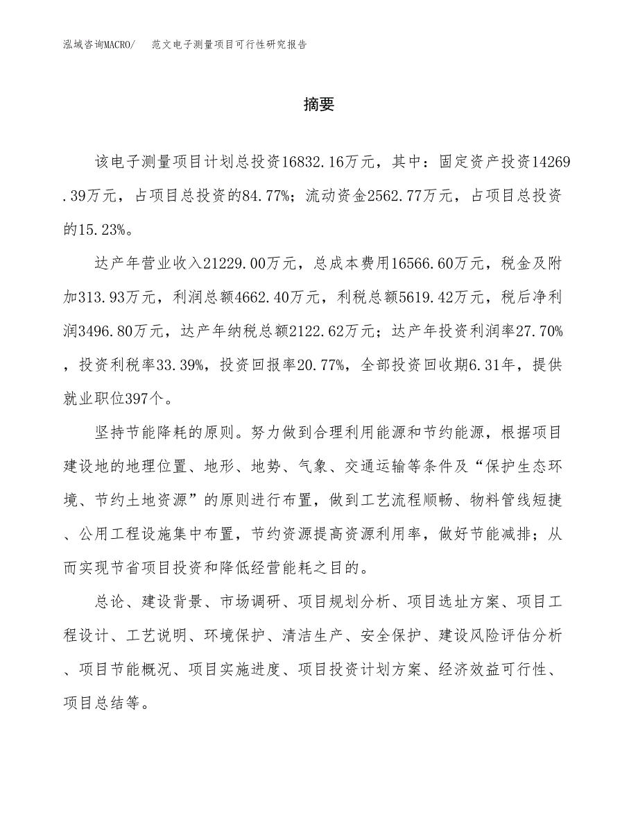 范文电子测量项目可行性研究报告(立项申请).docx_第2页