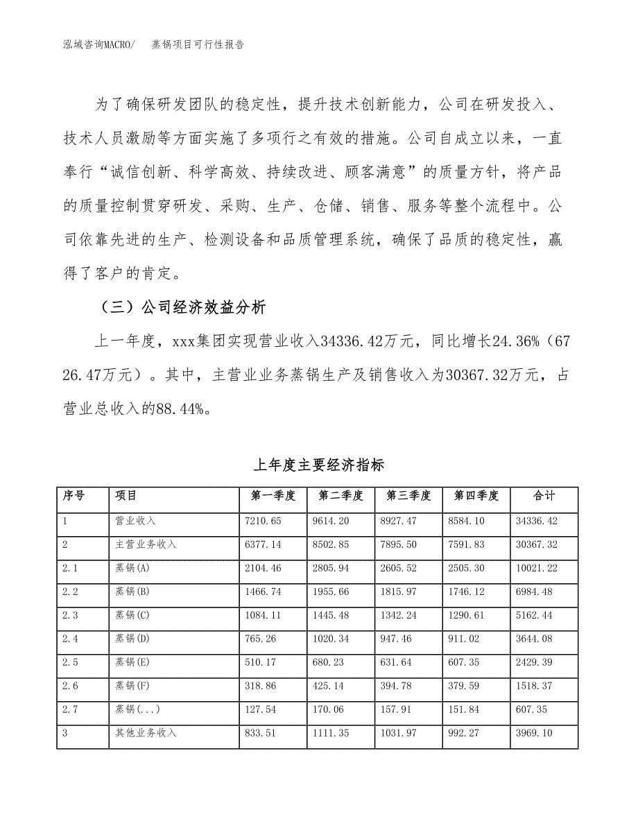 蒸锅项目可行性报告范文（总投资20000万元）.docx_第5页