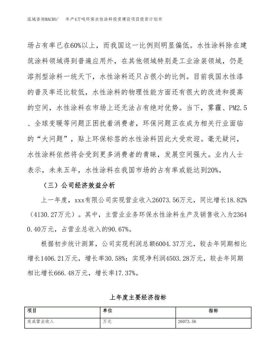 年产4万吨环保水性涂料投资建设项目投资计划书 (3)_第4页