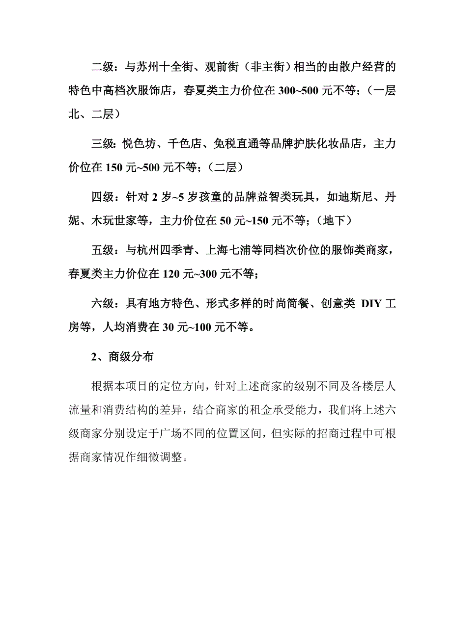 某广场招商方案与计划实施细则.doc_第4页