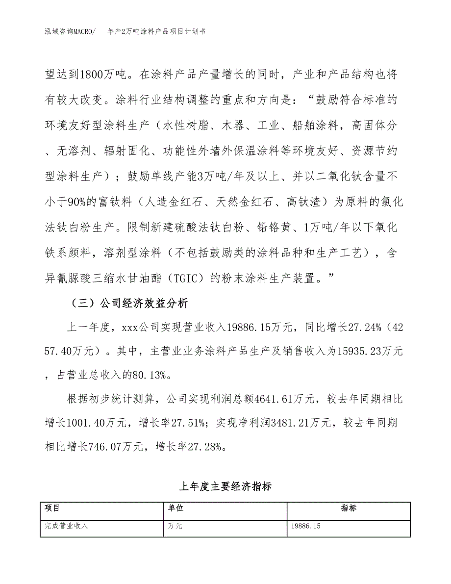 年产2万吨涂料产品项目计划书 (10)_第4页