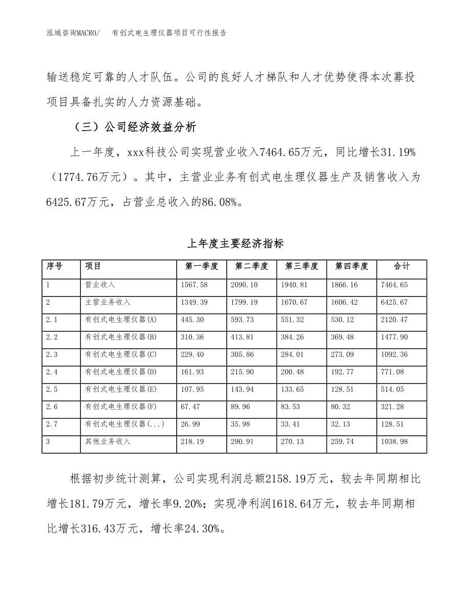 有创式电生理仪器项目可行性报告范文（总投资8000万元）.docx_第5页