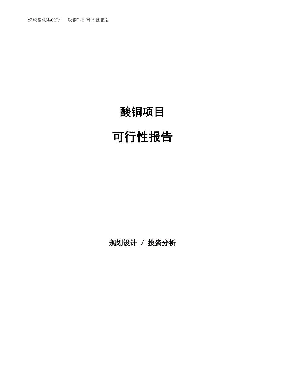 酸铜项目可行性报告范文（总投资17000万元）.docx_第1页