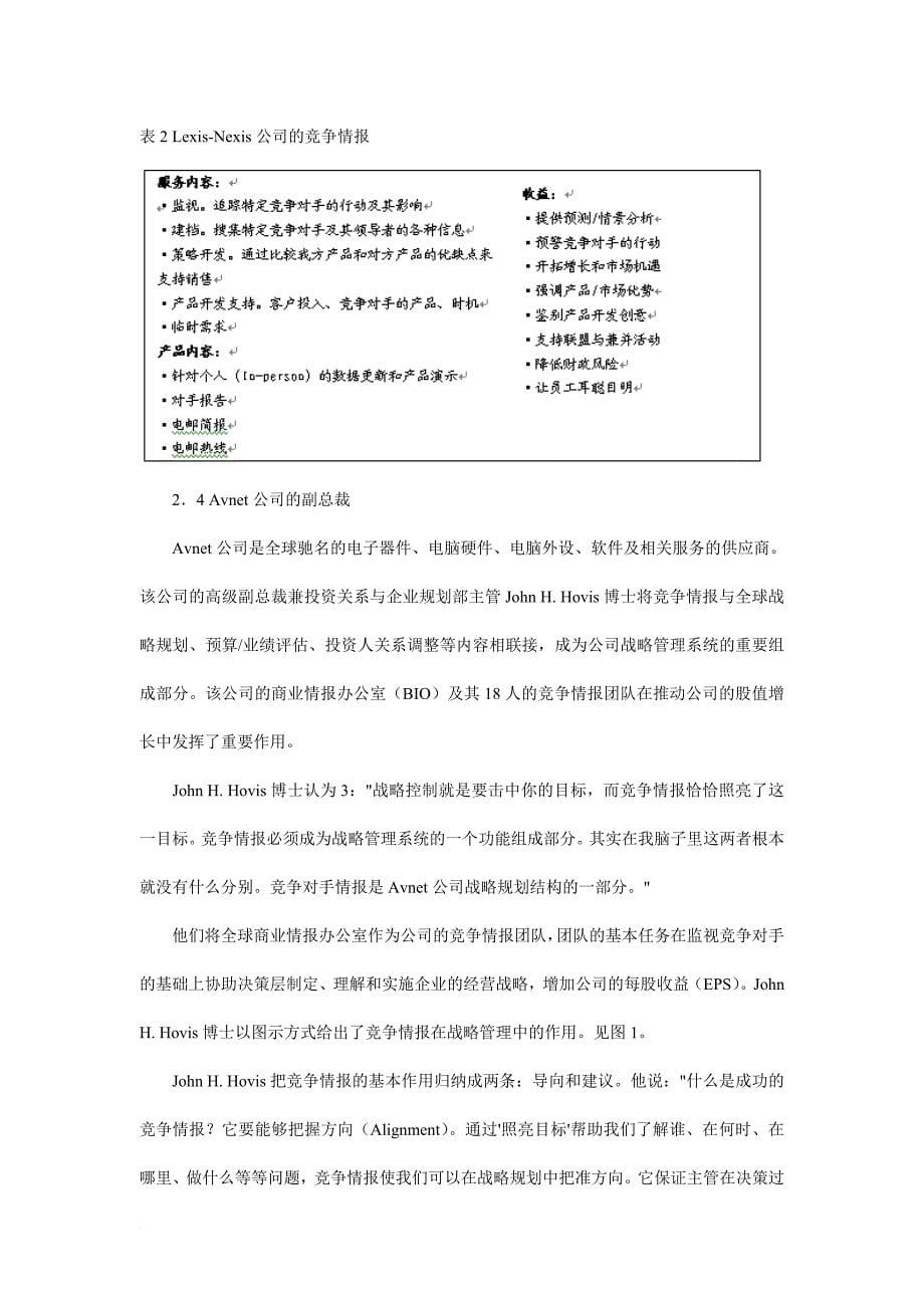 美国企业的竞争情报战略分析.doc_第5页