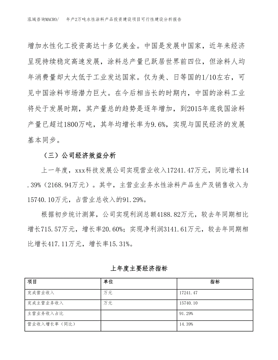 年产2万吨水性涂料产品投资建设项目可行性建设分析报告 (29)_第4页