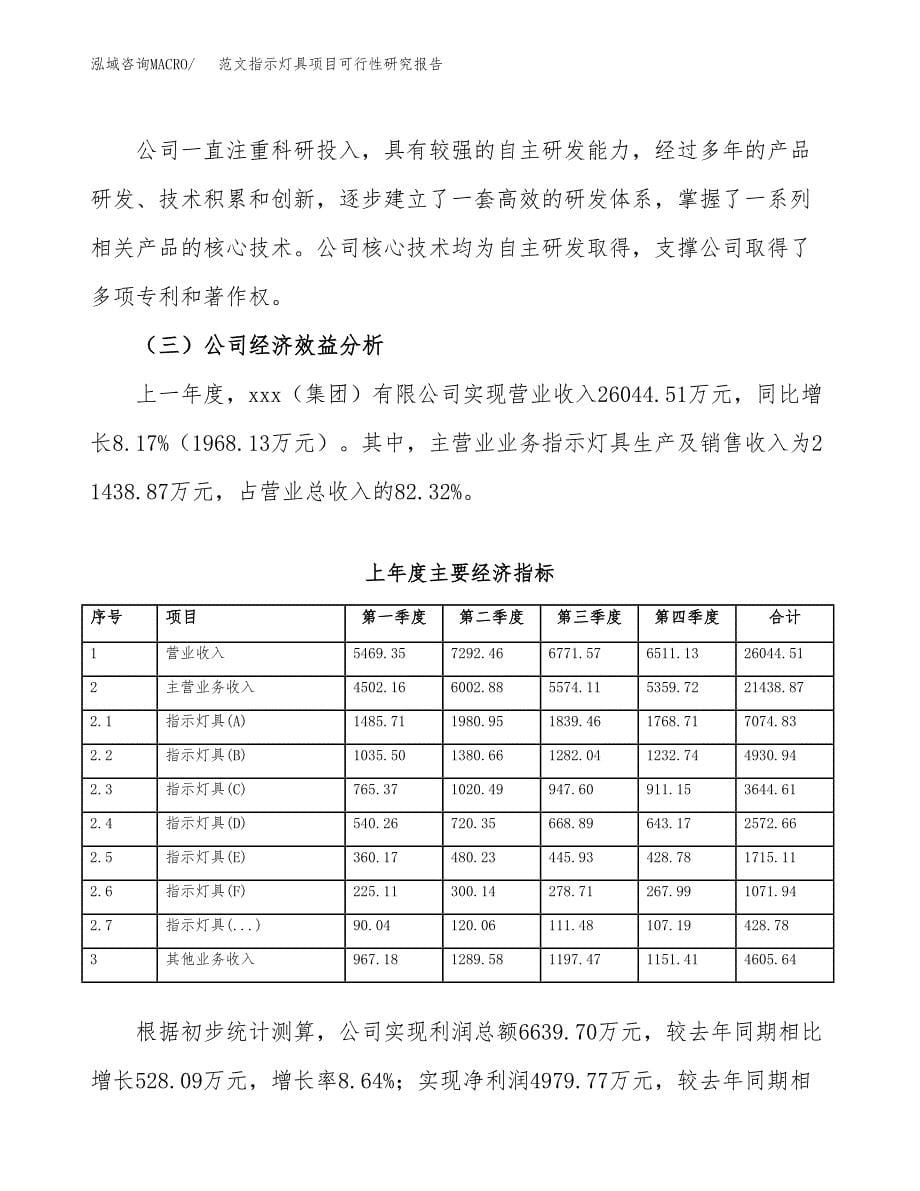 范文指示灯具项目可行性研究报告(立项申请).docx_第5页