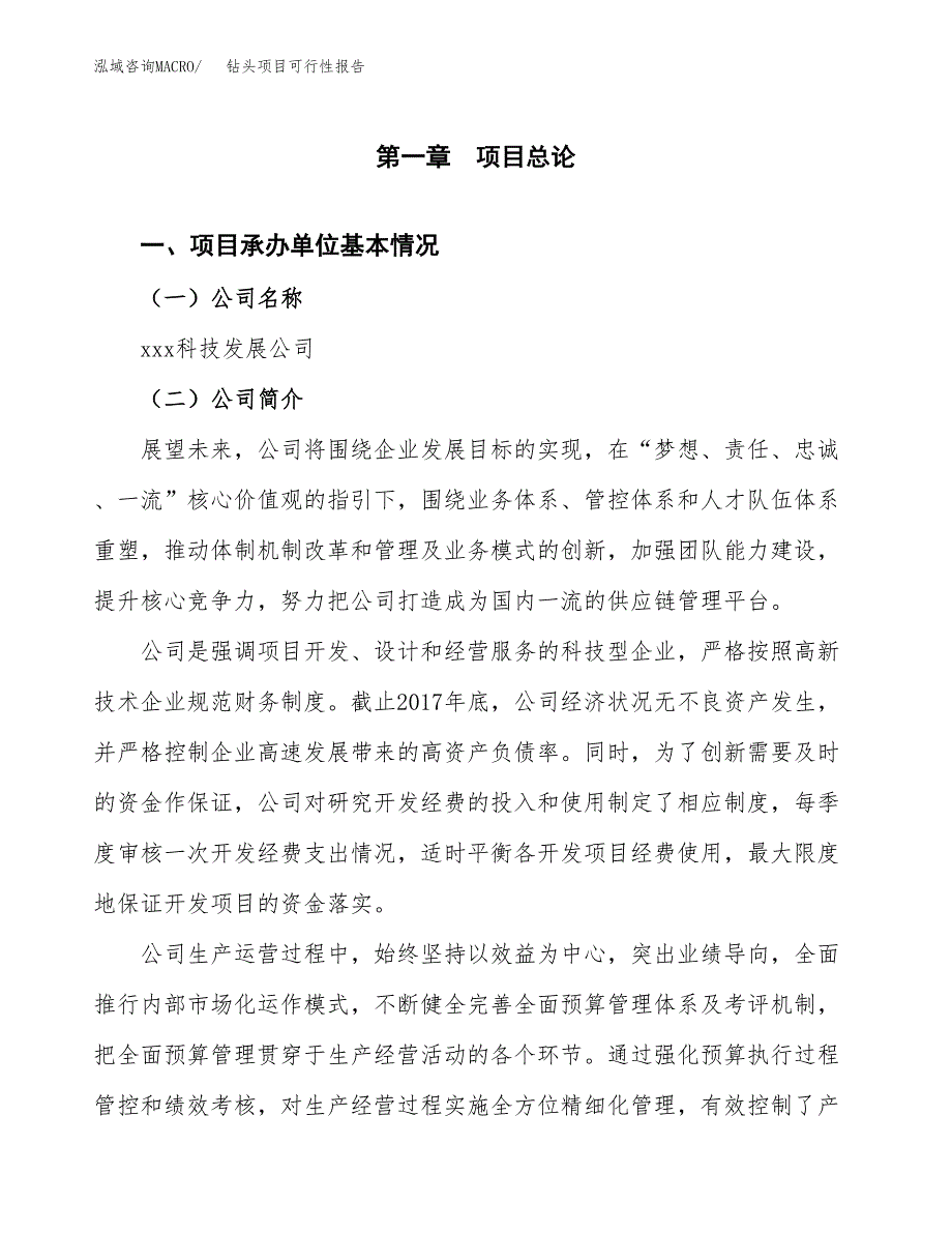 钻头项目可行性报告范文（总投资16000万元）.docx_第4页