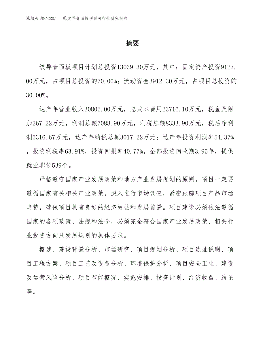 范文导音面板项目可行性研究报告(立项申请).docx_第2页