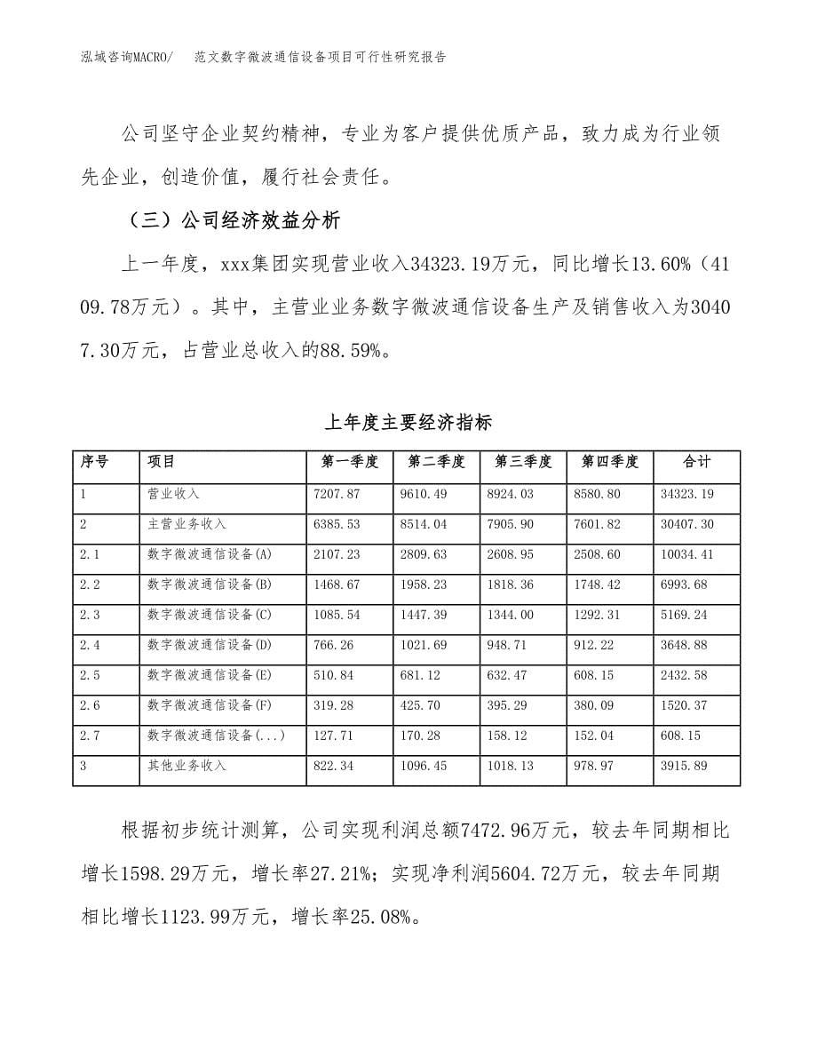 范文数字微波通信设备项目可行性研究报告(立项申请).docx_第5页