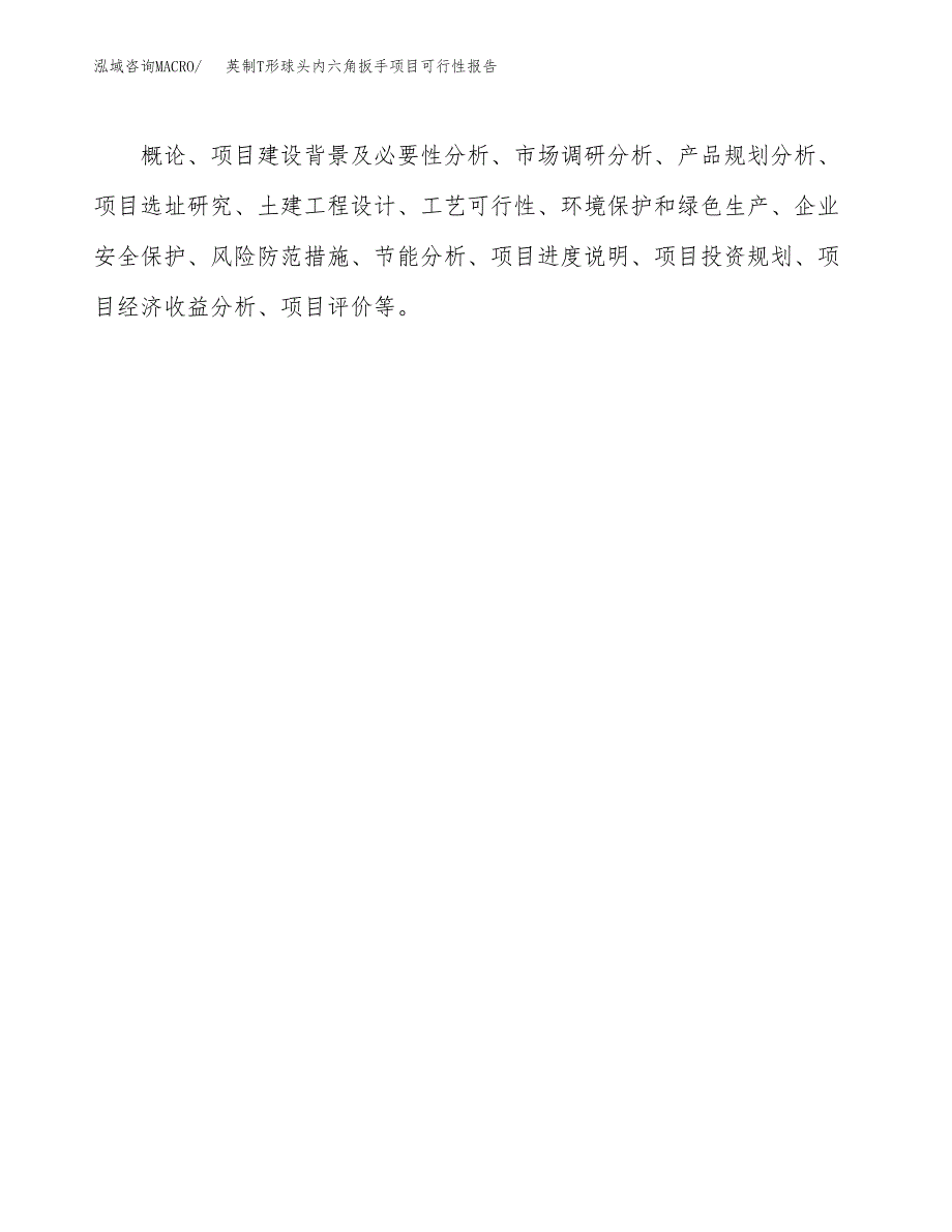 英制T形球头内六角扳手项目可行性报告范文（总投资5000万元）.docx_第3页