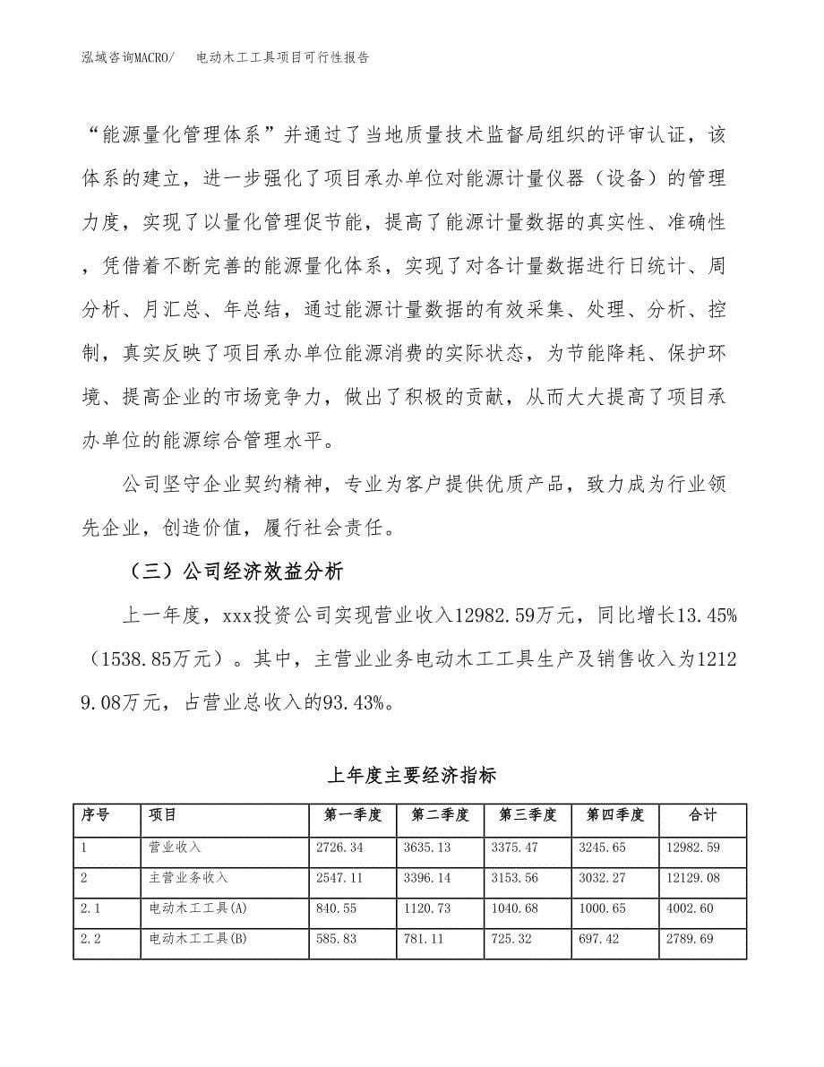 电动木工工具项目可行性报告范文（总投资10000万元）.docx_第5页