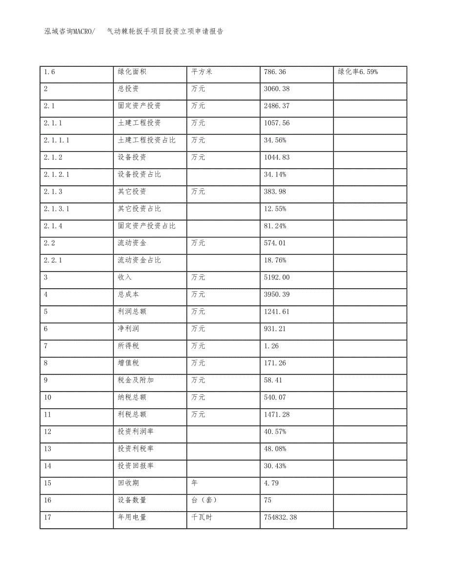 气动棘轮扳手项目投资立项申请报告.docx_第5页