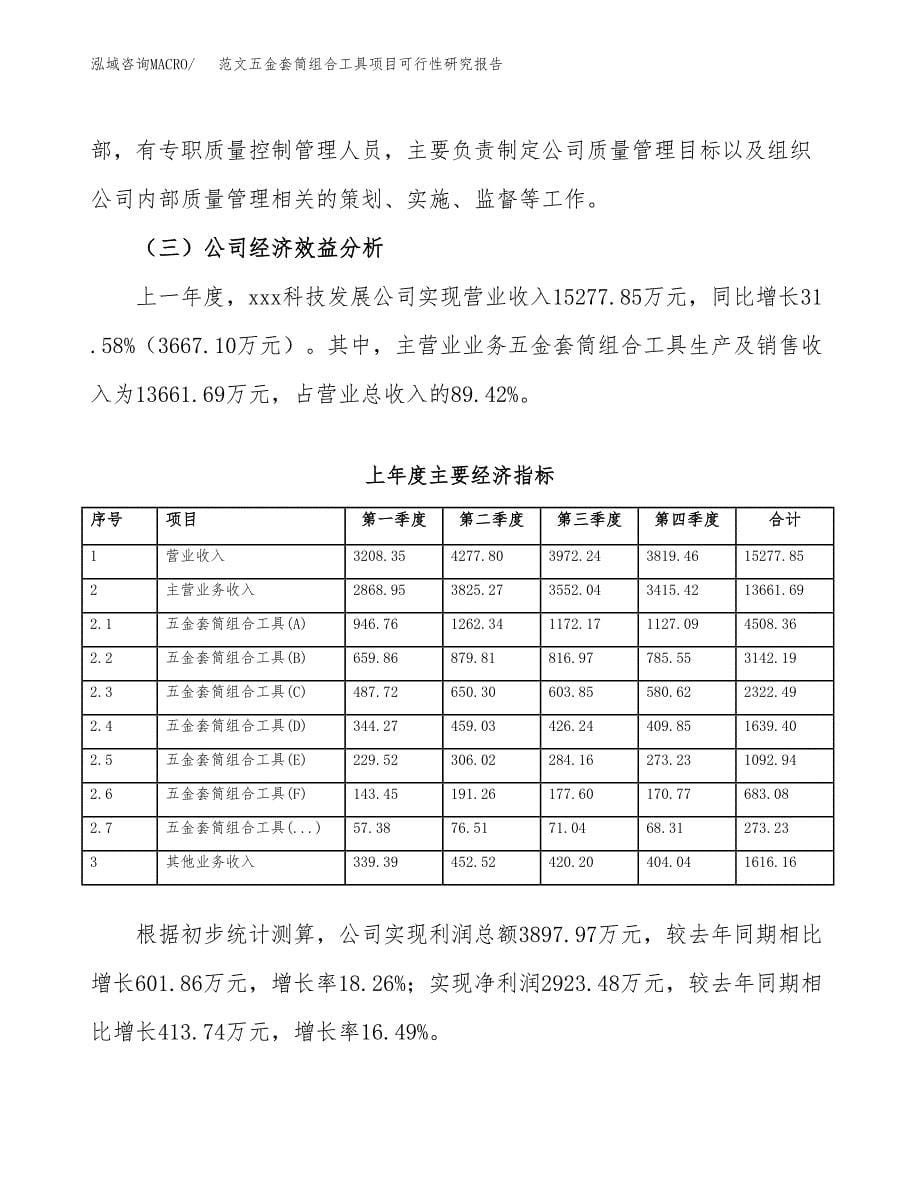 范文五金套筒组合工具项目可行性研究报告(立项申请).docx_第5页