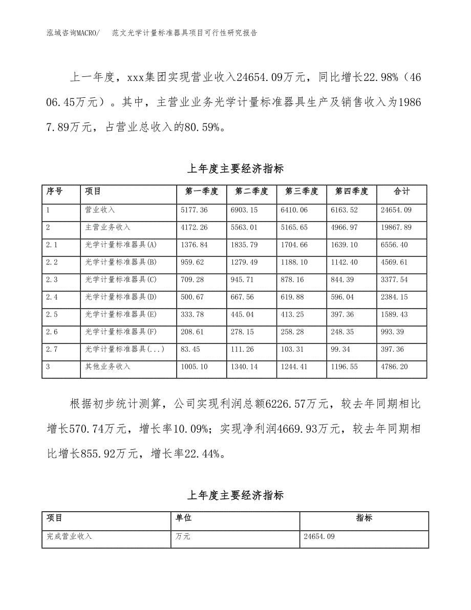 范文光学计量标准器具项目可行性研究报告(立项申请).docx_第5页