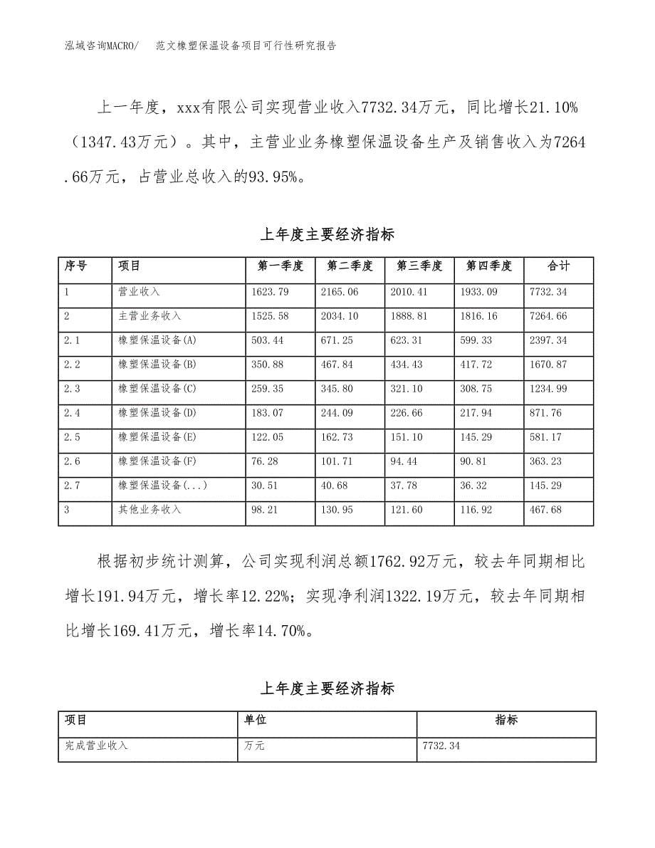 范文橡塑保温设备项目可行性研究报告(立项申请).docx_第5页