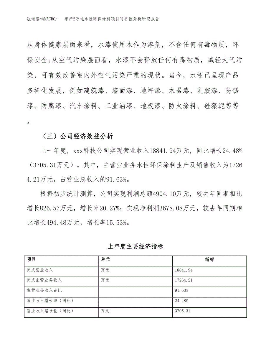 年产2万吨水性环保涂料项目可行性分析研究报告 (9)_第4页