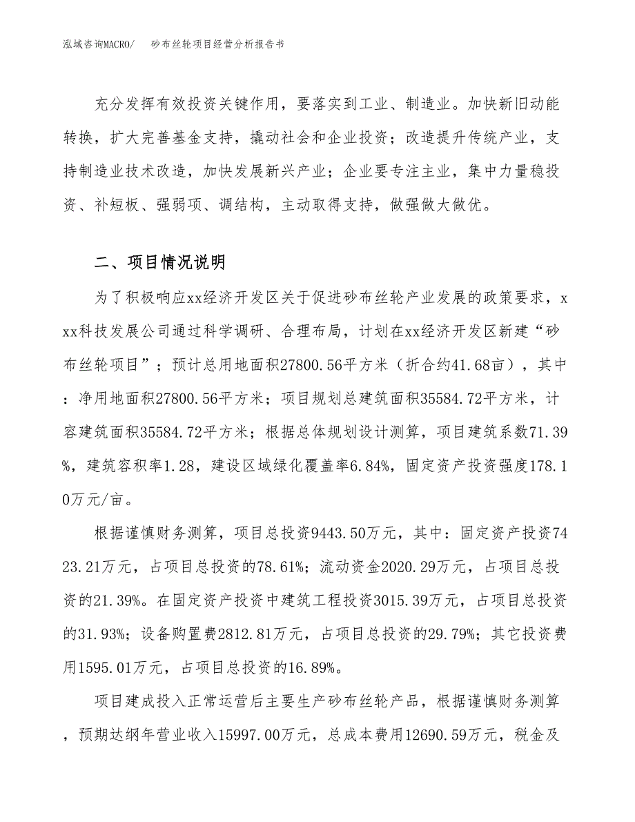 砂布丝轮项目经营分析报告书（总投资9000万元）（42亩）.docx_第3页