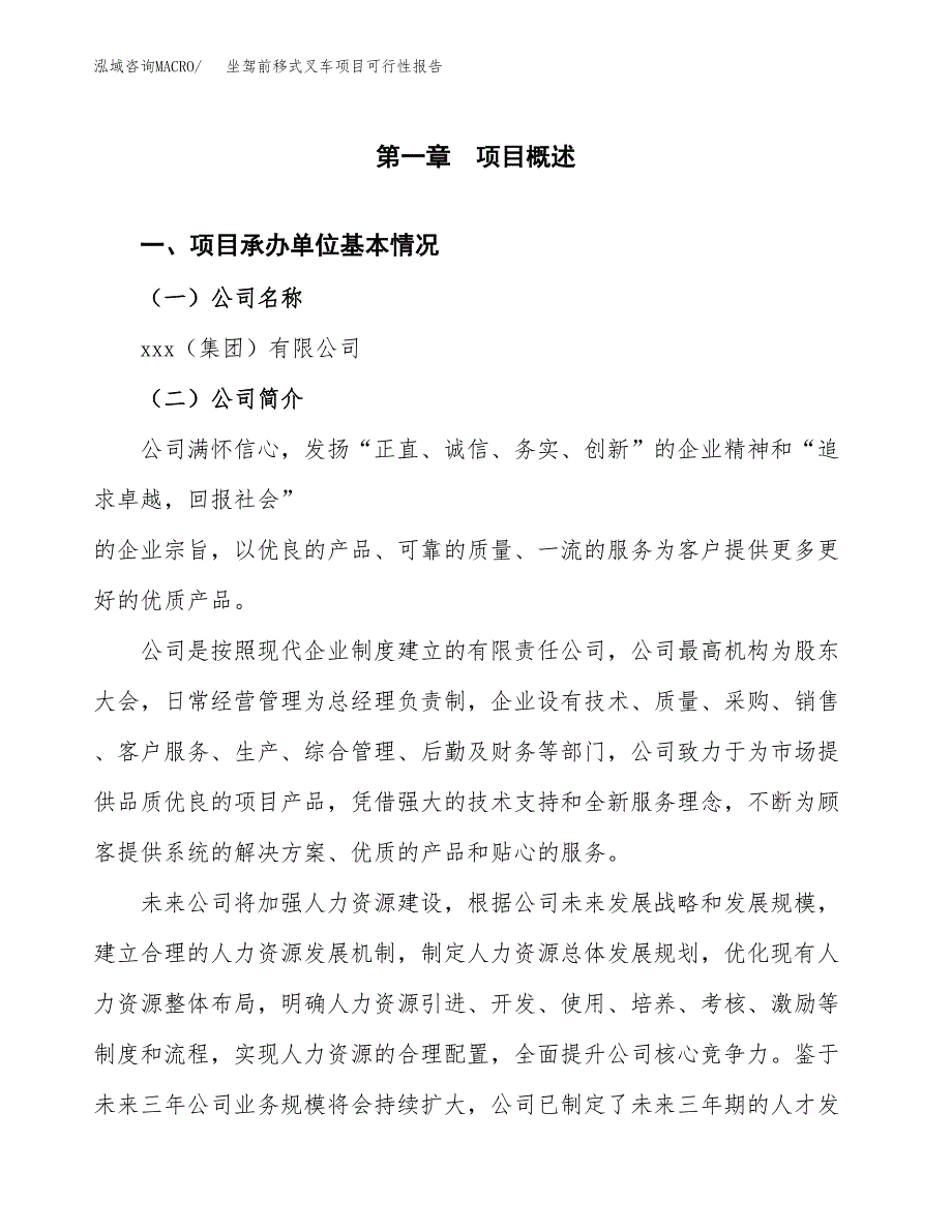 坐驾前移式叉车项目可行性报告范文（总投资8000万元）.docx_第4页